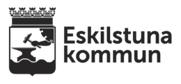 Ett stadsvapen och orden Eskilstuna kommun.